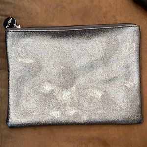 Cute M.e.n.u. Silver glitter bag